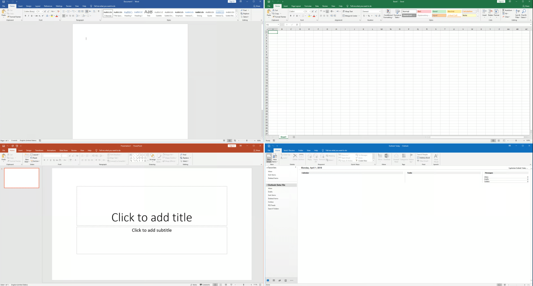 Office 2019 Professional Plus - Lifetime Apps for five PCs