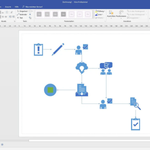 Visio 2019 Professional Start Interface