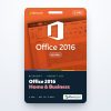 Office 2016 Home & Business product key card for 1 Mac with the Office logo