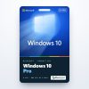Windows 10 Pro product key card for 5 PCs with the Windows 10 logo