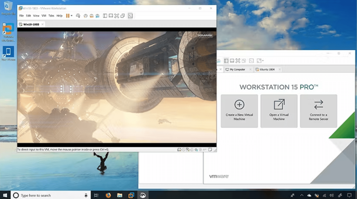 Running VMware Workstation Pro 15