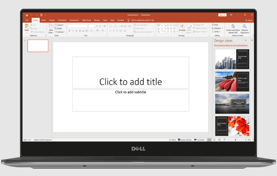 PowerPoint 2019 Slide Creation