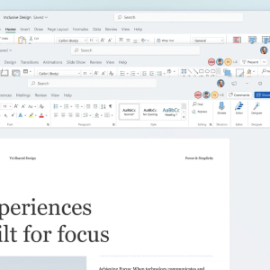 Office 2021 Professional Plus Interface Word Excel PowerPoint Example