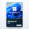 Windows 11 Pro product key card for 1 PC with the Windows 11 logo