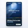Windows Server 2016 Essentials product key card with the Windows logo