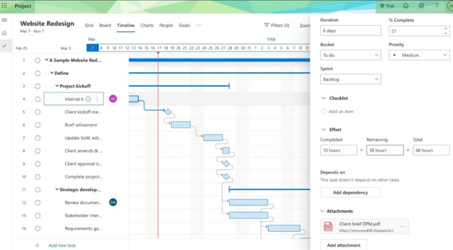 Project 2024 Professional Interface Example