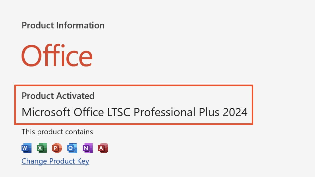 Activated Office 2024