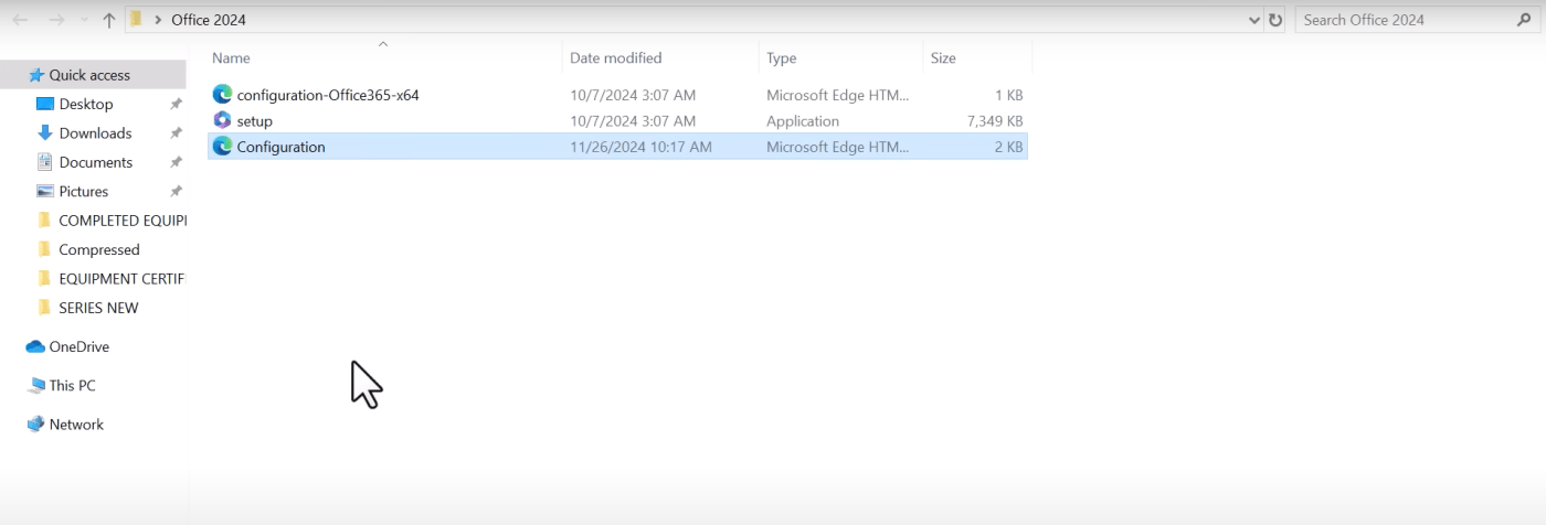 Office 2024 Folder