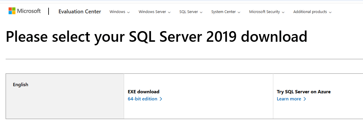 SQL Download