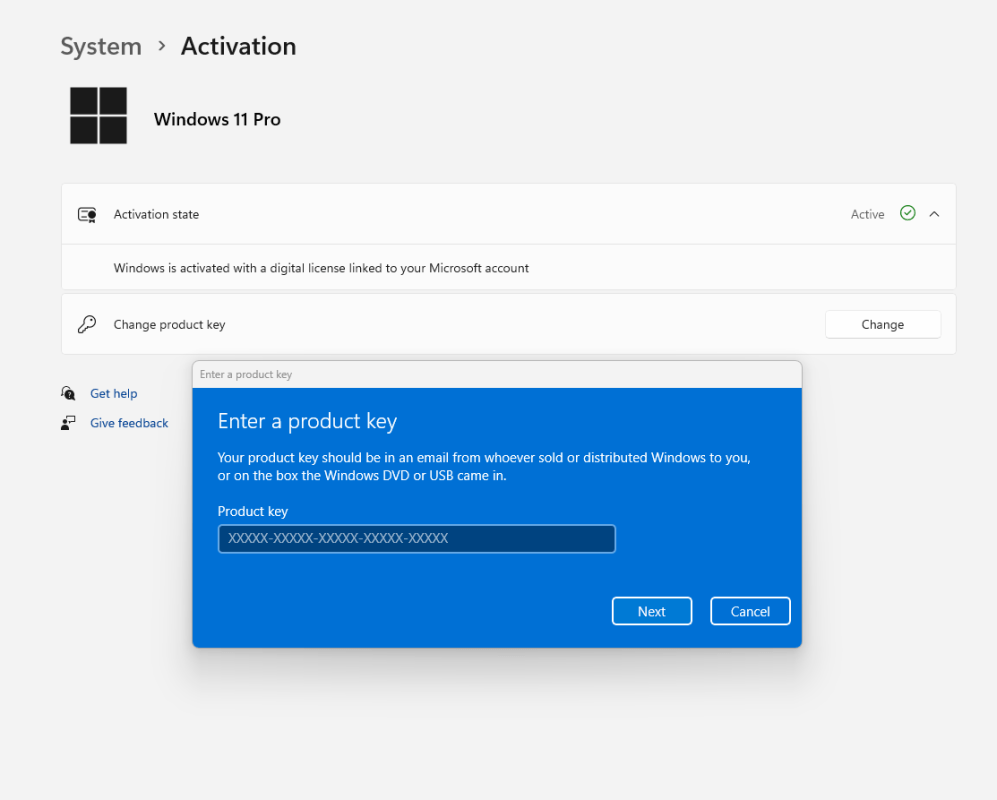 Windows Activation