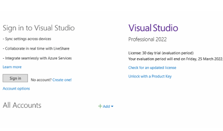 Visual Studio 2022 Professional How to Activate
