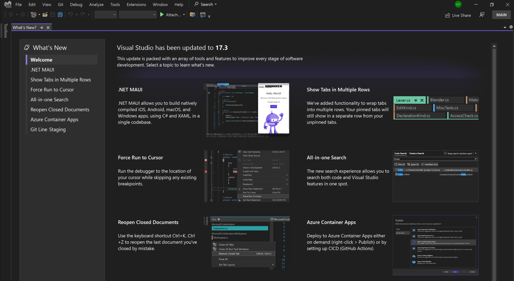 Visual Studio 2022 Professional New Features