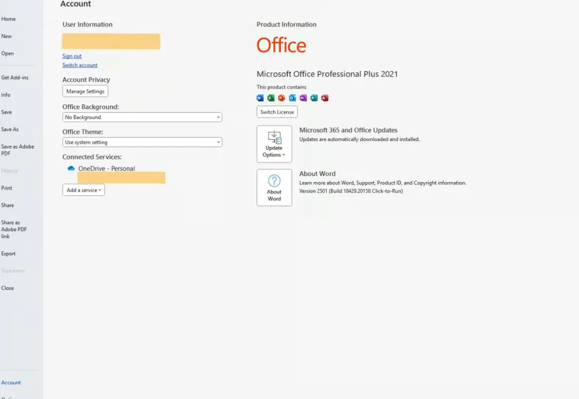 OFFICE 2021 PP ACTIVATED