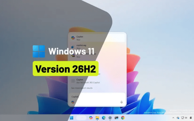Windows 11 26H2 update