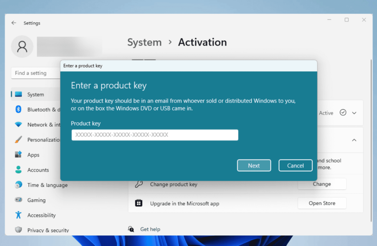 Fix Windows 11 activation errors
