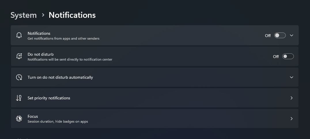 Disable Suggestions