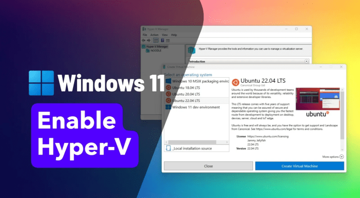Hyper-V in Windows 11