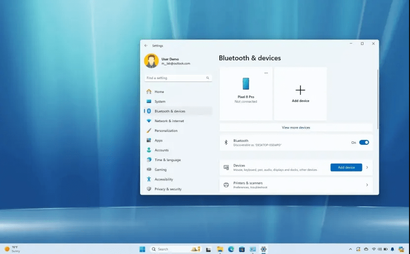 windows 11 bluetooth update
