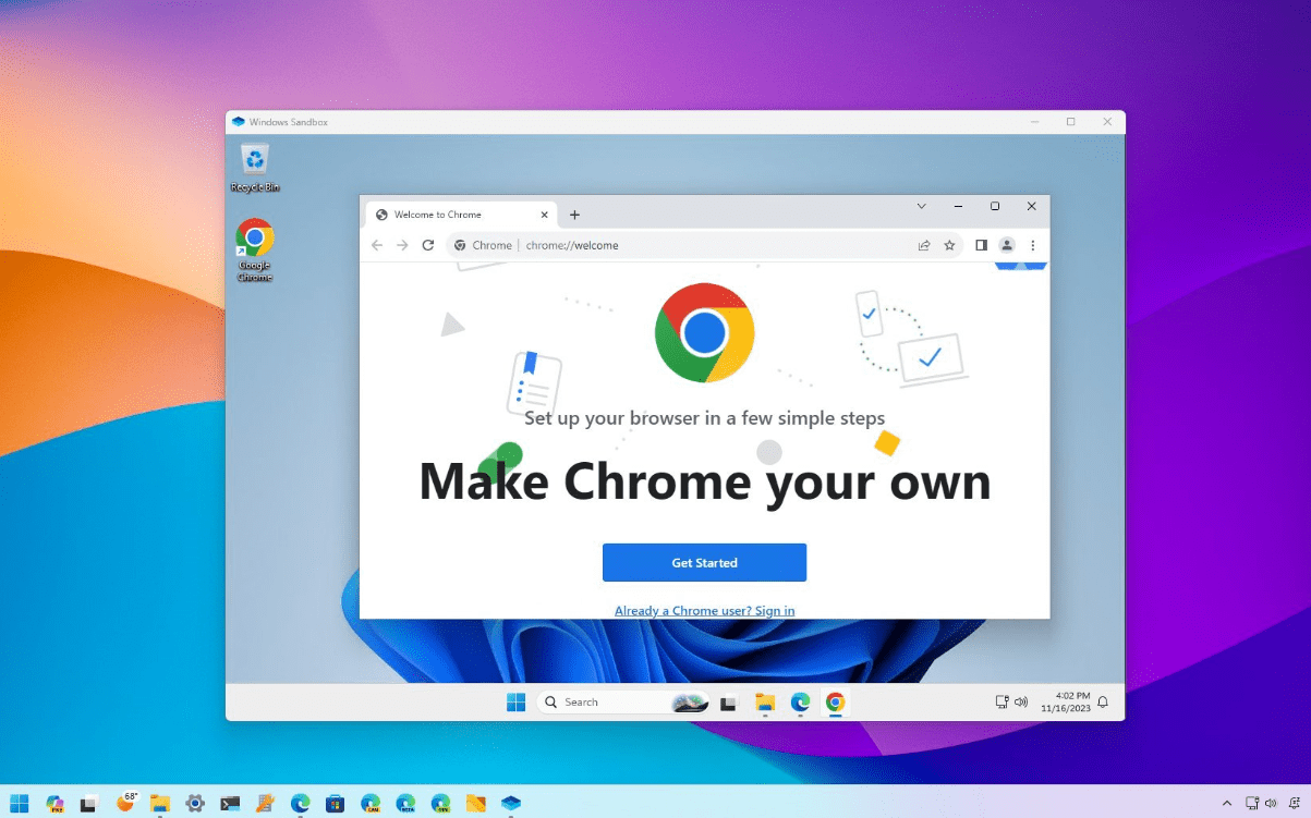 Use Windows Sandbox
