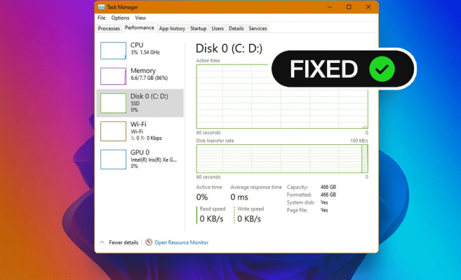 Windows 11 Memory Leak