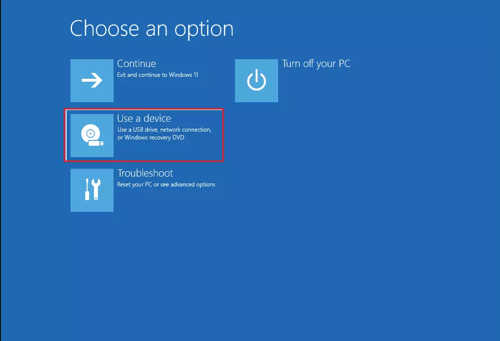 boot from usb windows 11