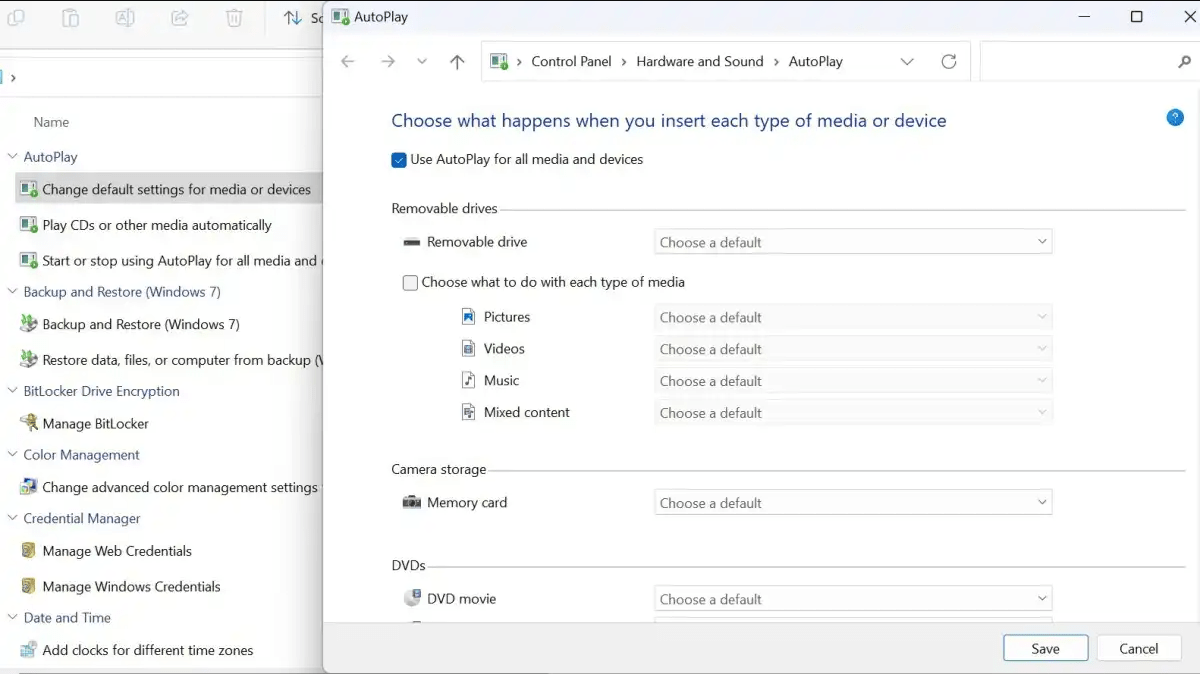 windows 11 god mode settings list