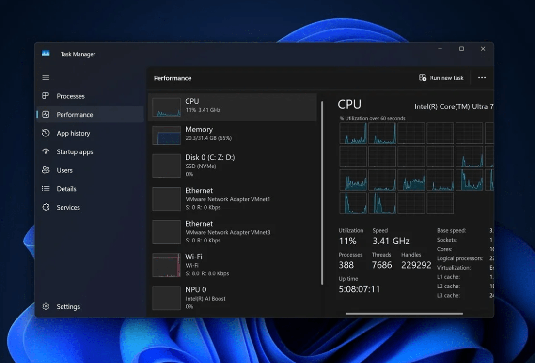 windows 11 high cpu usage task manager