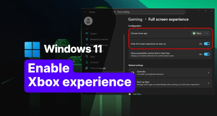 Windows 11 Xbox Mode