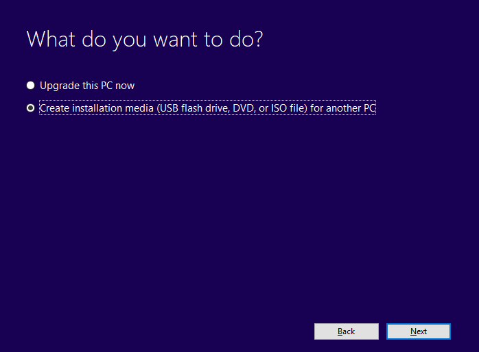 Create Windows 11 installation media with bootable USB