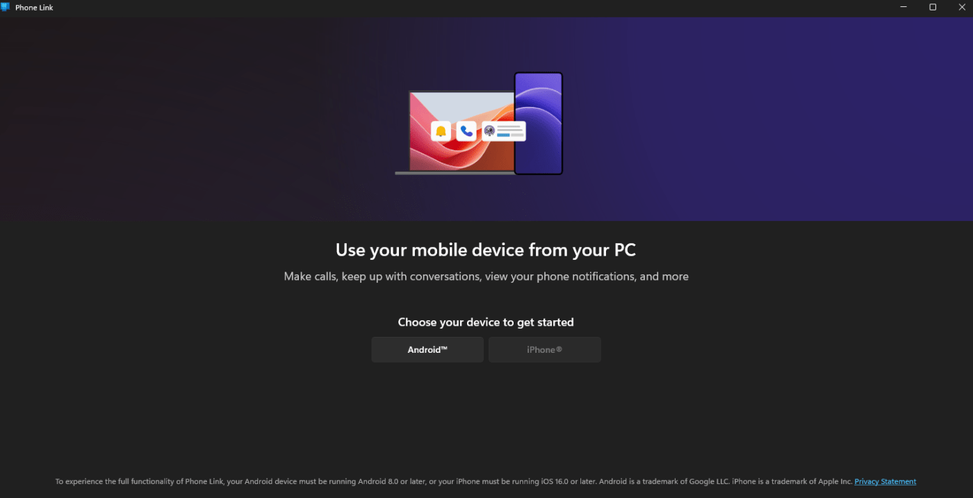 Set up Phone Link in Windows 11