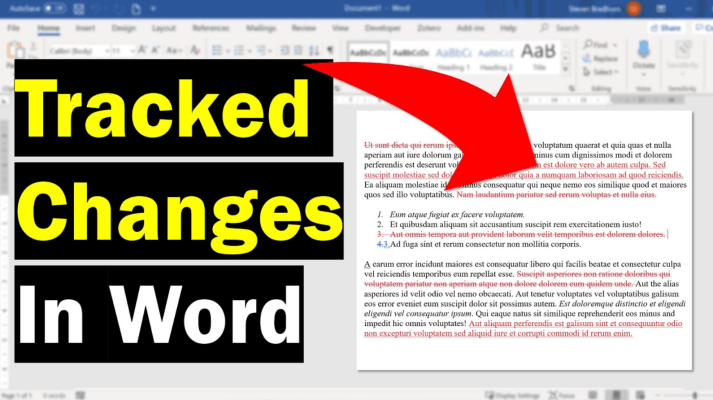 Track Changes in Word