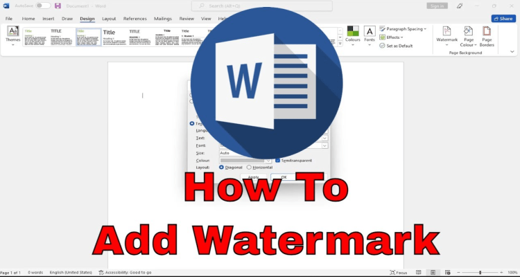 How to Add a Watermark in Word