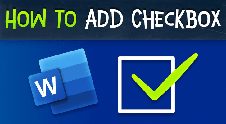 How to add checkboxes in Word