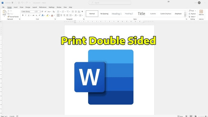 How to print double-sided in Word