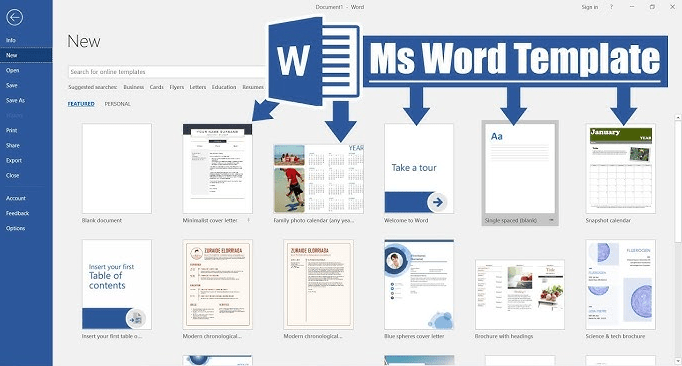 How to use templates in Microsoft Word