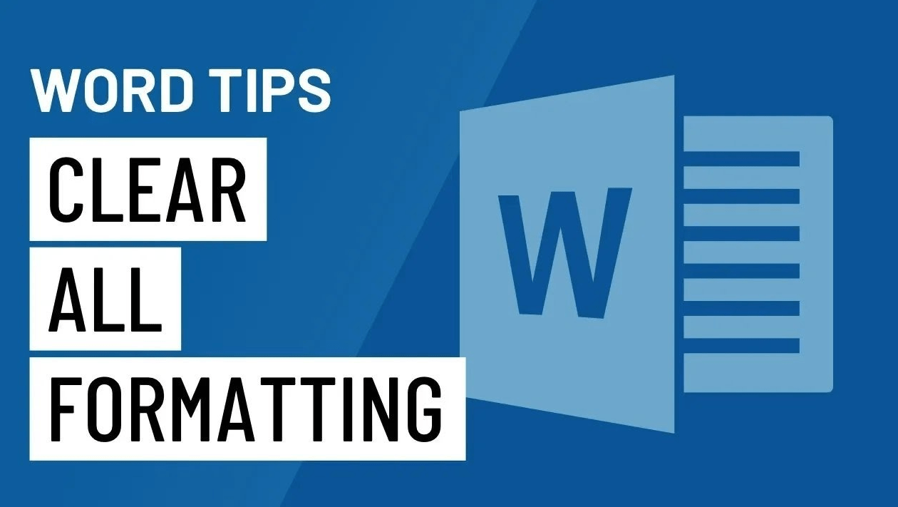 Remove Formatting in Word