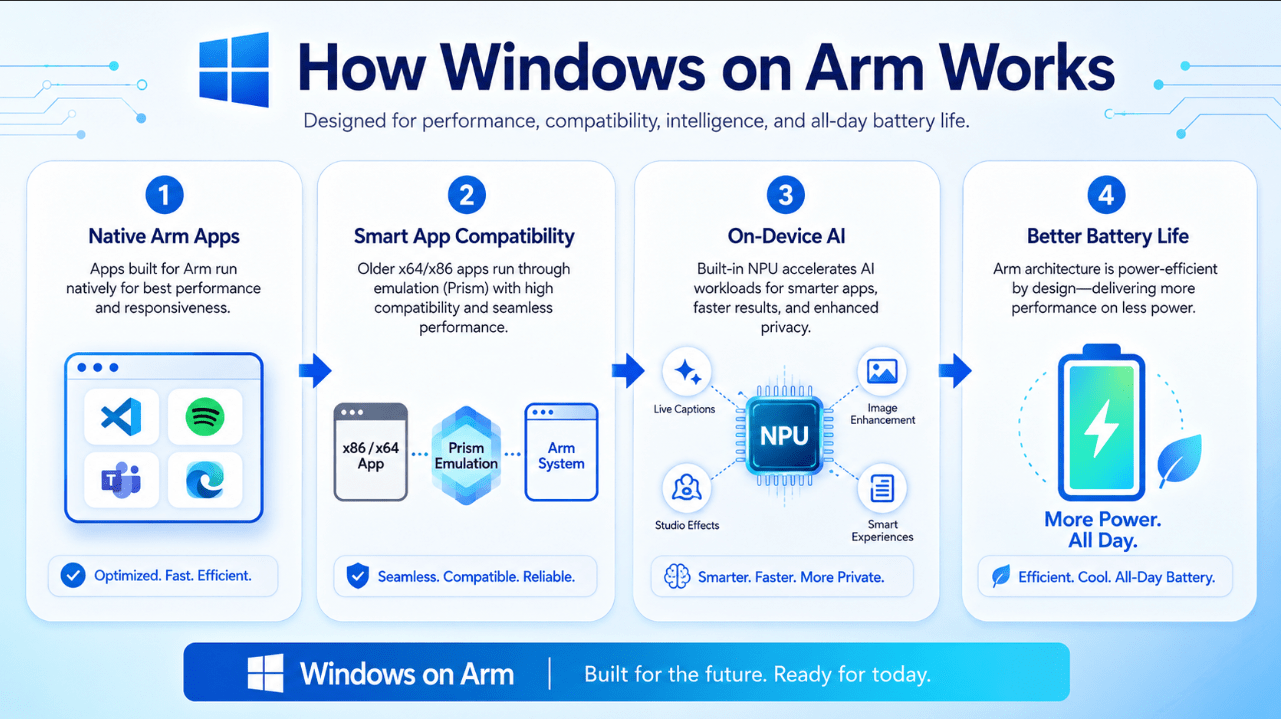 How Windows on Arm works