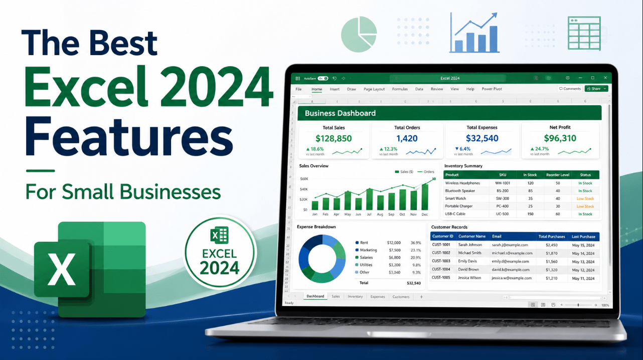 Best Excel 2024 features for small businesses