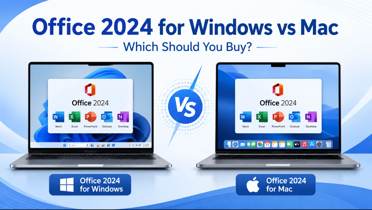 Office 2024 for Windows versus Office 2024 for Mac