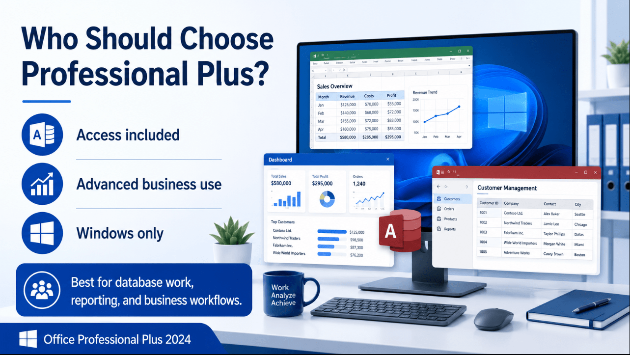 Who should choose Office Professional Plus 2024
