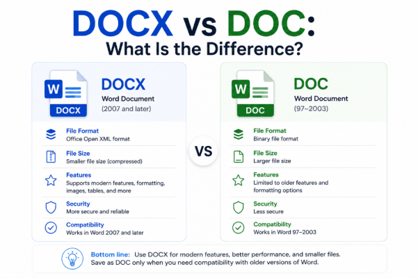 DOCX vs DOC