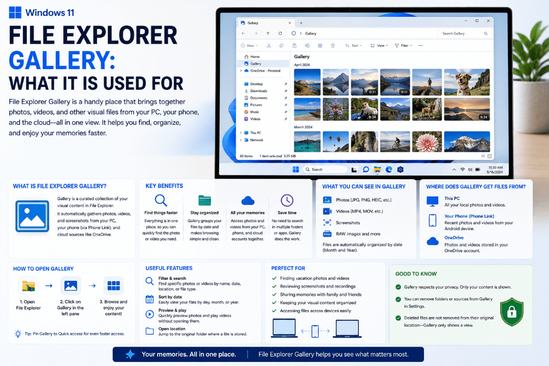 File Explorer Gallery