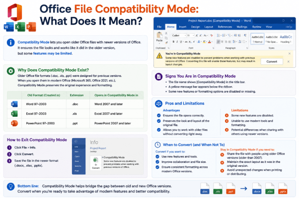 Office File Compatibility Mode