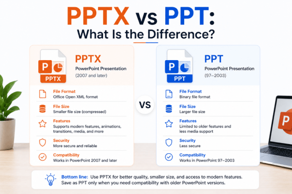 PPTX vs PPT