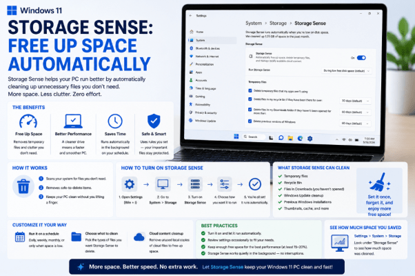 Storage Sense in Windows 11