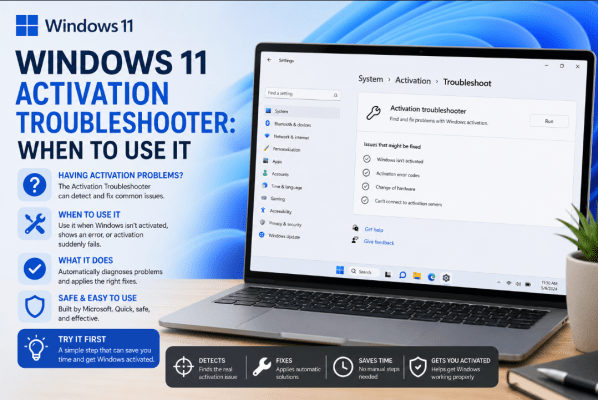 Windows 11 Activation Troubleshooter