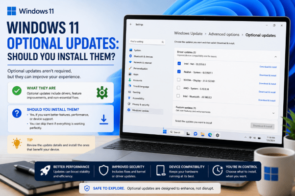 Windows 11 Optional Updates
