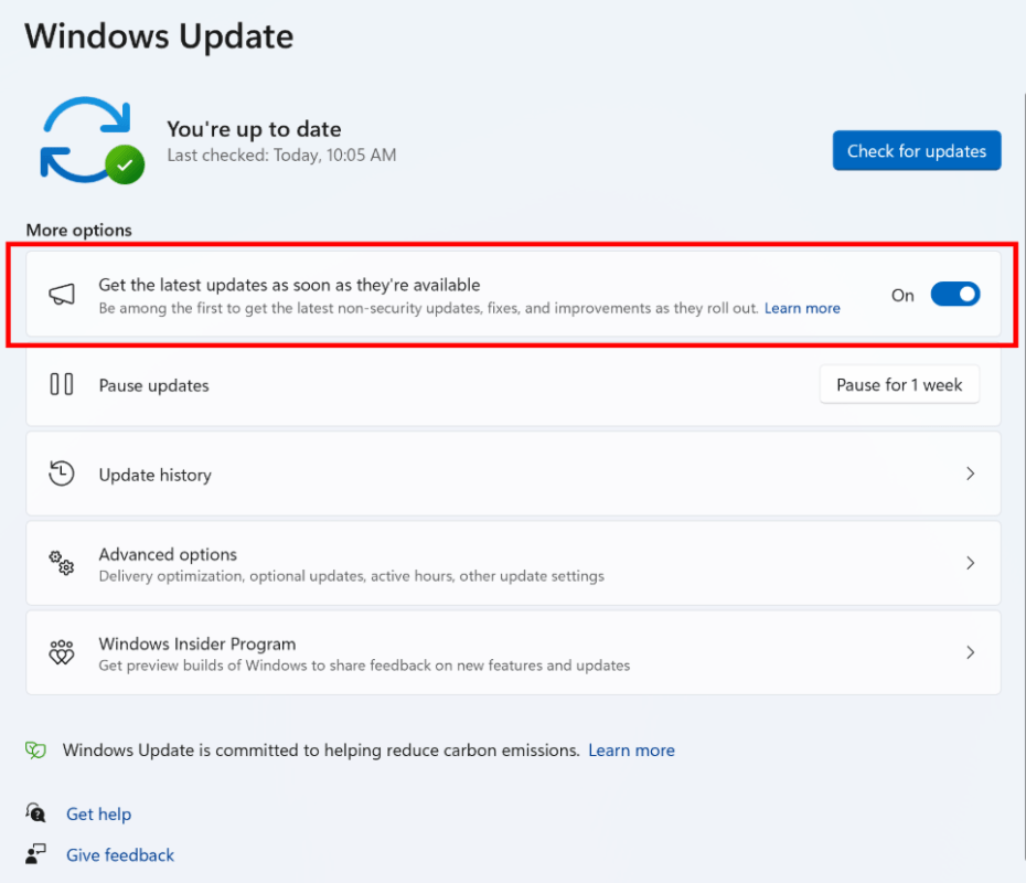 Windows 11 Preview Updates