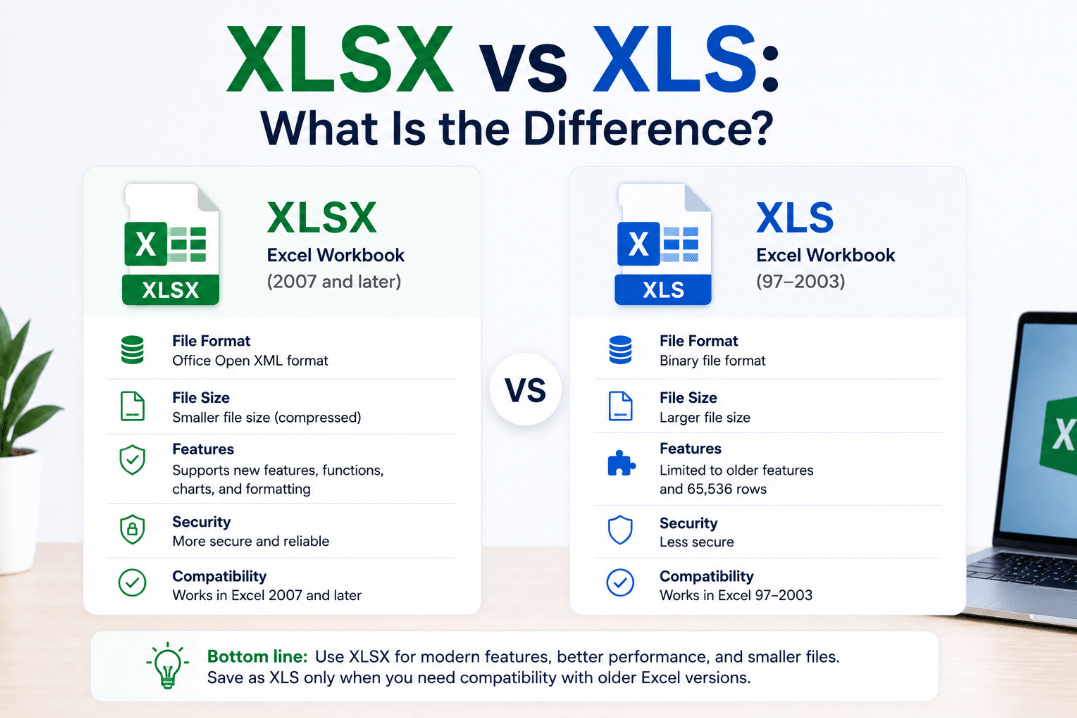 XLSX vs XLS