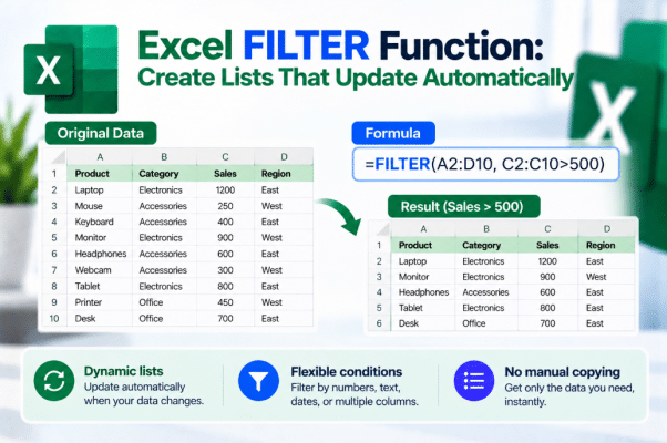 Excel FILTER Function